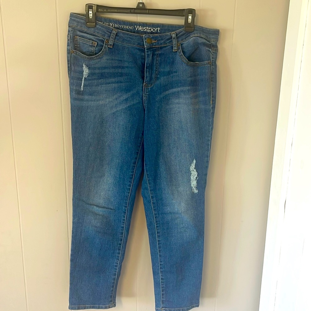 Denim crop